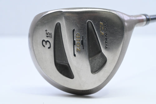 Ladies Mizuno T-Zoid Forged #3 Wood / 15 Degree / Ladies Flex Aldila CUL Shaft