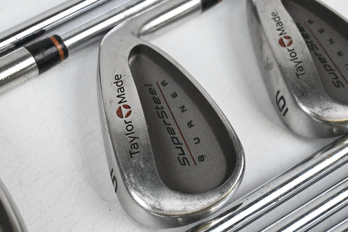 Taylormade Supersteel Irons / 3-PW+SW / Regular Flex Taylormade Rifle 80 Shafts