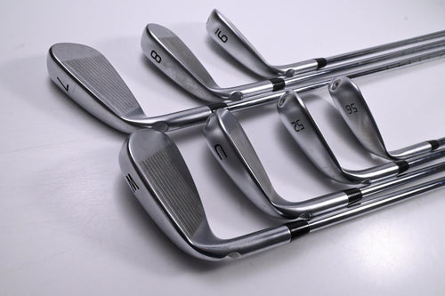 Ping G440 Irons / 7-PW+GW+52+56 / Green Dot / Regular Flex Ping AWT 3.0 Shafts