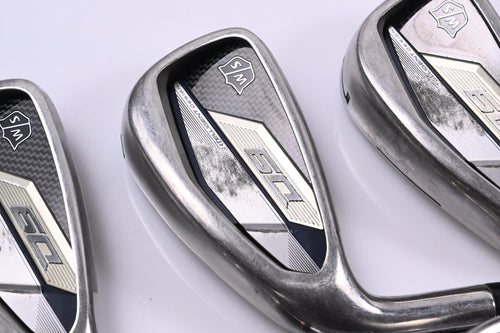 Left Hand Wilson D9 Irons / 5-PW+SW / Regular Flex KBS MAX Ultralite Shafts