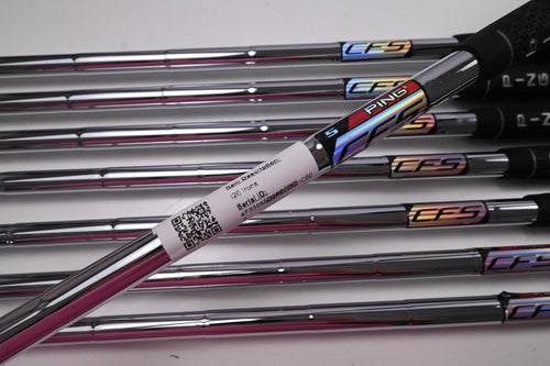 Ping i20 Irons / 4-PW+UW / Black Dot / Stiff Flex Ping CFS Shafts