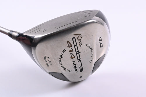 Left Hand Cobra 414 Comp Driver / 9 Degree / Stiff Flex Cobra Rayon SL-45 Shaft