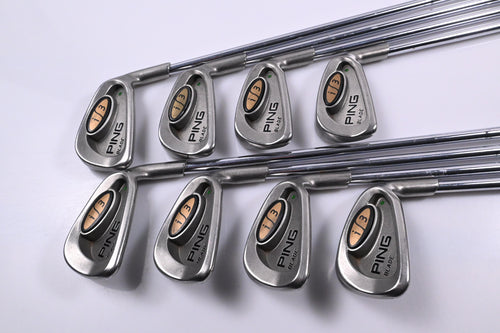 Ping i3 Irons / 3-PW / Green Dot / Stiff Flex Steel Shaft