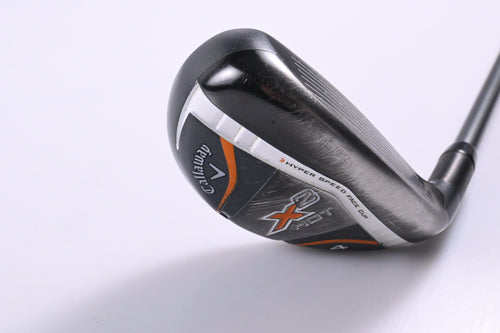 Callaway X2 Hot #4 Hybrid / 22 Degree / Regular Flex Aldila Rogue Tour Blue 60 Shaft