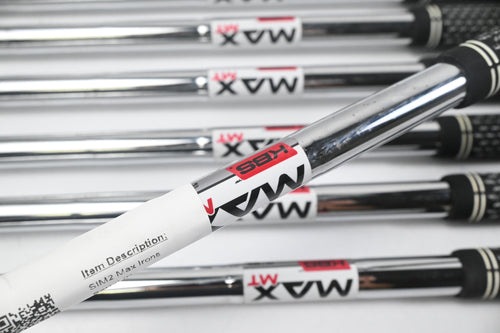 Taylormade SIM2 Max Irons / 5-PW+SW / Regular Flex KBS MAX MT 85 Shafts