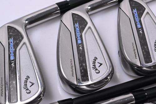 Callaway Paradym Ai Smoke Irons / 5-PW+AW / Regular Flex Cypher 2.0 60 Shafts