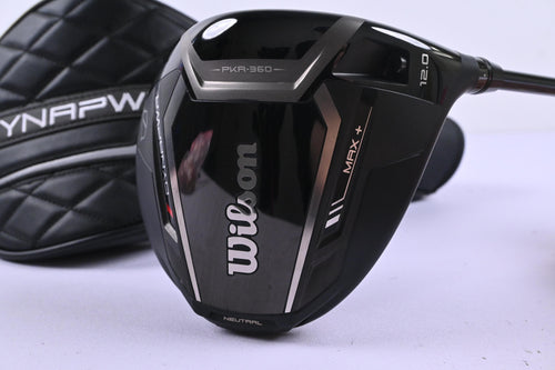 Wilson DYNAPWR Max+ Driver / 12 Degree / Senior Flex UST LIN.Q PowerCore Blue 5