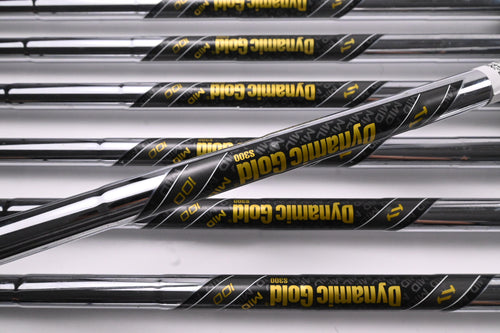 Ping G730 Irons / 5-PW+UW+56° / Black Dot / Stiff Flex Dynamic Gold S300 Shafts