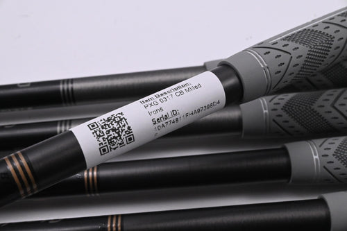 PXG 0317 CB Milled Irons / 4-PW / Stiff Flex Aerotech SteelFiber i95 Shafts