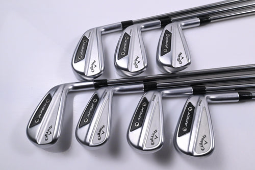 Callaway Apex Ai200/Pro 24 Irons / 4-PW / Stiff Flex Accra TZ 85 Shafts