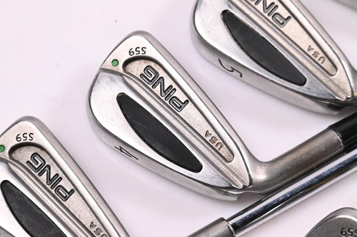 Left Hand Ping S59 Irons / 3-PW / Green Dot / Regular Flex Dynamic Gold R300