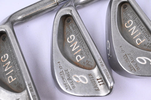 Ping Karsten III Irons / 3-PW+SW / Black Dot / Stiff Flex Ping Karsten Shafts