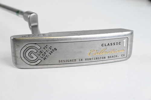 Left Hand Cleveland Huntington Beach Classic 1 Putter / 34 Inch