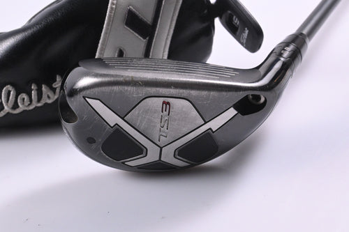 Titleist TS3 #3 Hybrid / 19 Degree / Stiff Flex HZRDUS Smoke Black 80 Shaft
