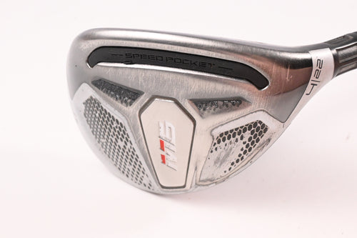 Taylormade M6 #4 Hybrid / 22 Degree / Regular Flex Fujikura Atmos Orange 6 Shaft