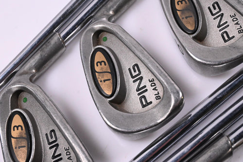 Ping i3 Irons / 3-PW+SW / Green Dot / Stiff Flex Ping JZ Shafts