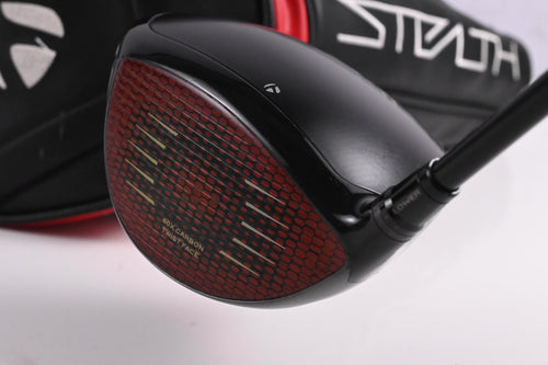 Taylormade Stealth Driver / 10.5 Degree / Stiff Flex HZRDUS Smoke RDX Red 60