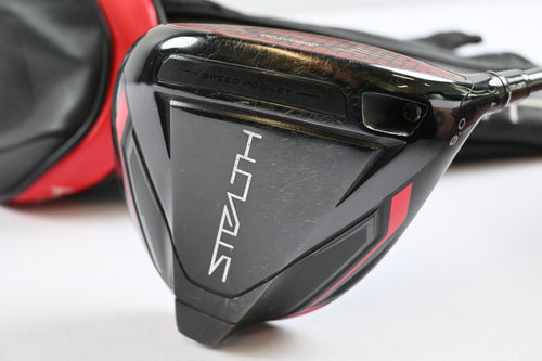 Taylormade Stealth Driver / 9 Degree / Stiff Flex HZRDUS Smoke Red RDX 60