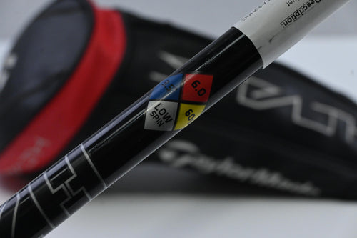Left Hand Taylormade Stealth Driver / 9.0 Degree / Stiff Flex HZRDUS Smoke Black