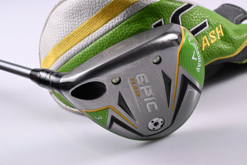 Left Hand Callaway Epic Flash #3 Wood / 15 Degree / Stiff Flex HZRDUS Silver 60