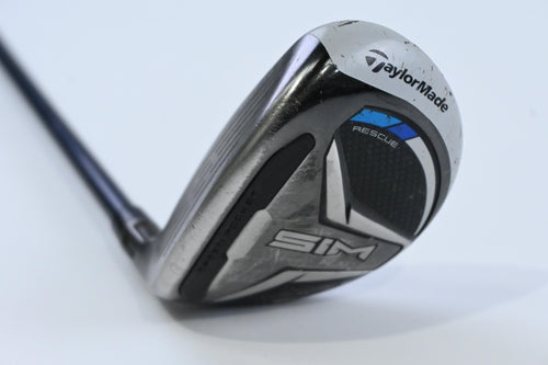 Left Hand TaylorMade SIM Max #3 Hybrid / 19 Degree / Stiff Flex Ventus Blue 7