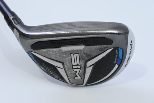 Left Hand TaylorMade SIM Max #3 Hybrid / 19 Degree / Stiff Flex Ventus Blue 7