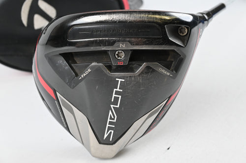 Taylormade Stealth Plus Driver / 9 Degree / Stiff Flex Hzrdus Smoke Red RDX 60