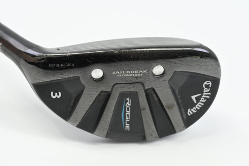 Left Hand Callaway Rogue #3 Hybrid / 19 Degree / Regular Flex HZRDUS Gen4 Silver