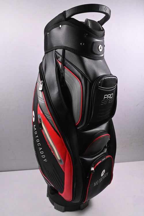 Motocaddy Pro Series Cart Bag / 14-Way Divider / Black, Grey, Red