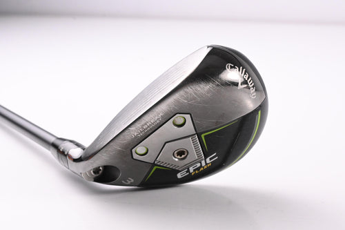 Left Hand Callaway Epic Flash #3 Hybrid / 18 Degree / Regular Flex Aldila Rogue