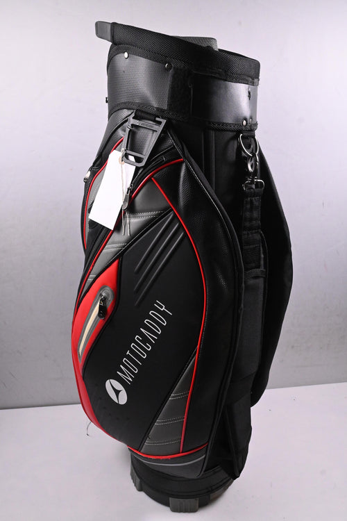 Motocaddy Pro Series Cart Bag / 14-Way Divider / Black, Grey, Red