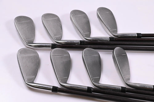 Taylormade Supersteel Irons / 4-PW+SW / Regular Flex Taylormade Bubble 80 Shafts