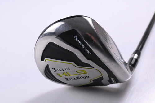 Tour Edge HL3 #3 Wood / 15.5 Degree / Regular Flex Bassara 42 Shaft
