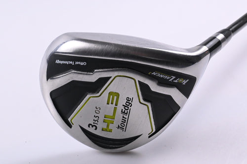 Tour Edge HL3 #3 Wood / 15.5 Degree / Regular Flex Bassara 42 Shaft