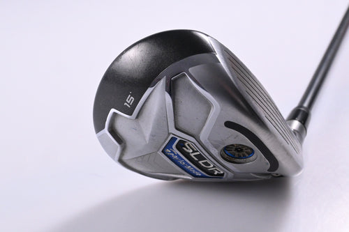 Taylormade SLDR #3 Wood / 15 Degree / Stiff Flex Fujikura Speeder 77 Shaft