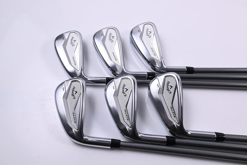 Left Hand Callaway Elyte HL Irons / 5-PW / Regular Flex Denali Charcoal 65