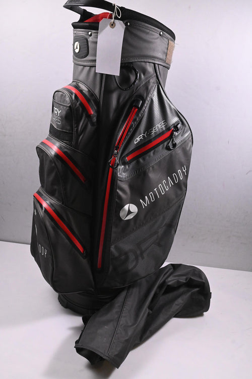 Motocaddy Dry Series Cart Bag / 14-Way Divider / Grey, Red