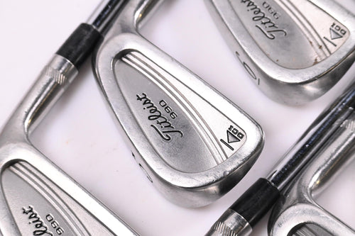 Titleist DCI 990 Irons / 4-PW+SW / Stiff Flex Steel Shafts
