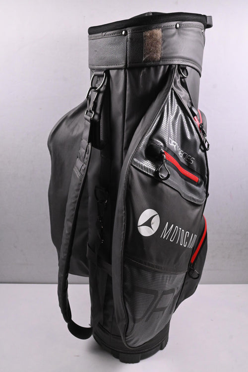 Motocaddy Dry Series Cart Bag / 14-Way Divider / Grey, Red