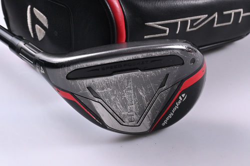 Left Hand Taylormade Stealth #4 Hybrid / 22 Degree / Regular Flex Ventus Red 6