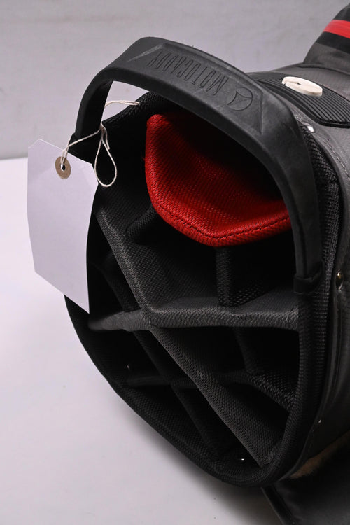 Motocaddy Dry Series Cart Bag / 14-Way Divider / Grey, Red