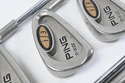 Ping i3 O-Size Irons / 3-PW+SW / Blue Dot / Stiff Flex Ping Cushin Shafts