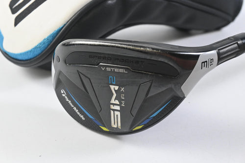 Taylormade SIM2 Max #3 Hybrid / 19 Degree / Stiff Flex Ventus Blue 7 Shaft