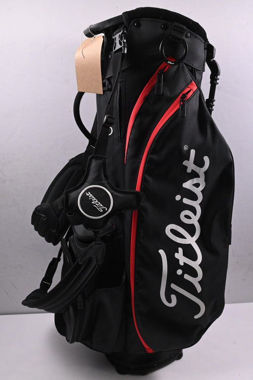 Titleist Players 5 Stand Bag / 5-Way Divider / Black, Red