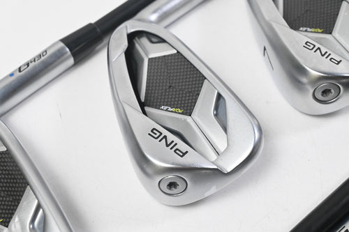 Ping G430 Irons / 5-PW+GW+SW / Blue Dot / Regular Flex Ping Alta CB Shafts