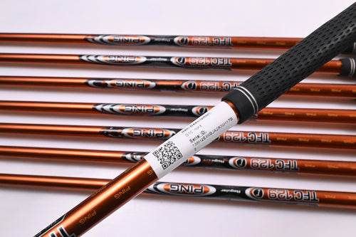 Ping G10 Irons / 4-PW+GW / Orange Dot / Regular Flex Ping TFC 129 Shafts