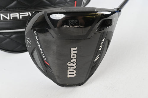Wilson DYNAPWR 2025 Max Driver / 9 Degree / Stiff Flex Evenflow Riptide 50