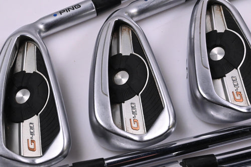 Ping G400 Irons / 4-PW / Blue Dot / Regular Flex Project X LZ 115 Shafts