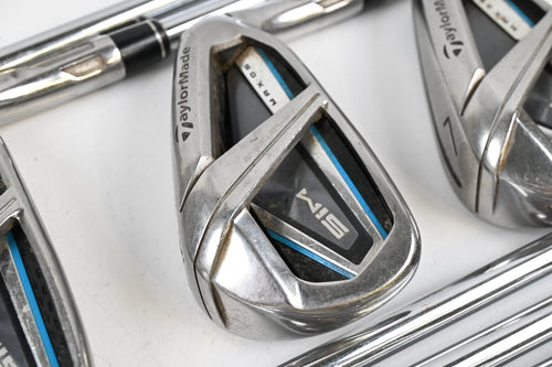 Taylormade SIM Max OS Irons / 4-PW+SW+LW / Regular Flex KBS MAX 85 Shafts