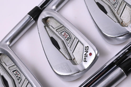 Ping S56 Irons / 3-PW / Maroon Dot / Stiff Flex KBS Tour Shafts